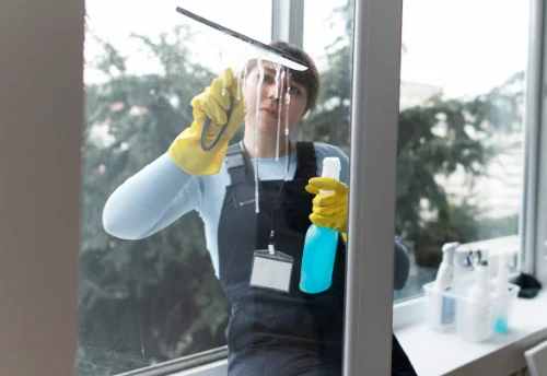 Nettoyage de vitres intérieures et extérieures à Val-d'Étangson